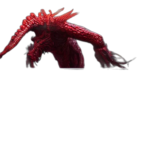 dragon, creature, animal, staff, 3d render, concept art, pixel art, fantasy art transparent PNG cut-out