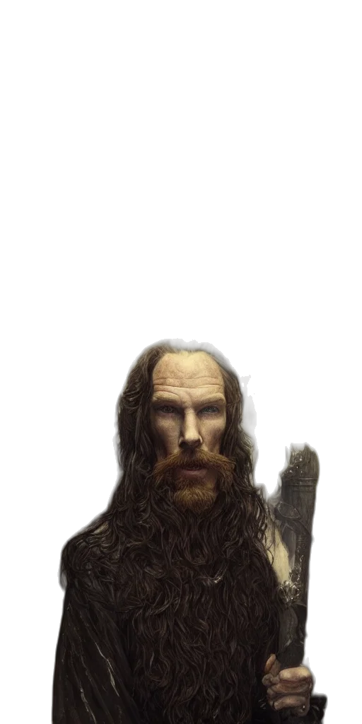 face, hair, sword, animal transparent PNG cut-out