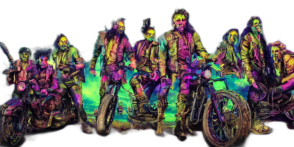 jacket, concept art, comic book art, cyberpunk transparent PNG cut-out