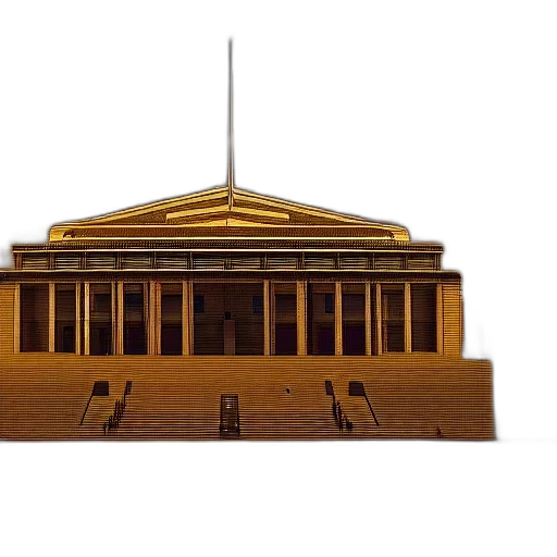 building, 3d render, concept art, photorealistic, australian, parliament, house, style transparent PNG cut-out