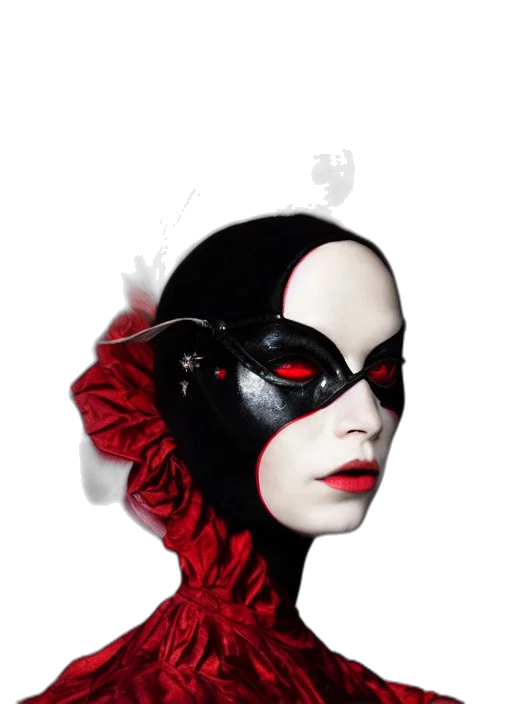 mask, face, crown, creature transparent PNG cut-out