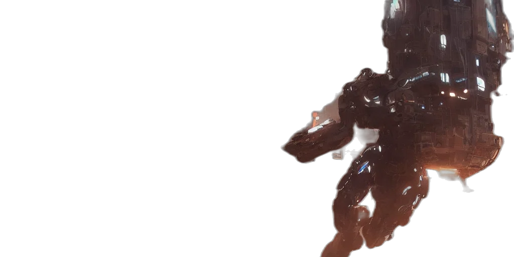 robot, weapon, creature, dragon, concept art, 3d render, pixel art, comic book art transparent PNG cut-out