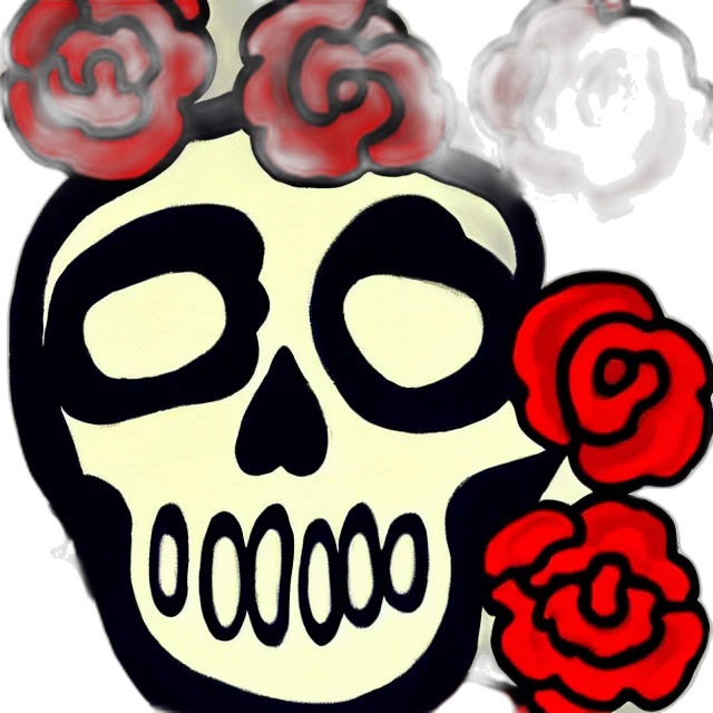 mask, flower, face, jewelry, pixel art, concept art, cartoon, photorealistic transparent PNG cut-out