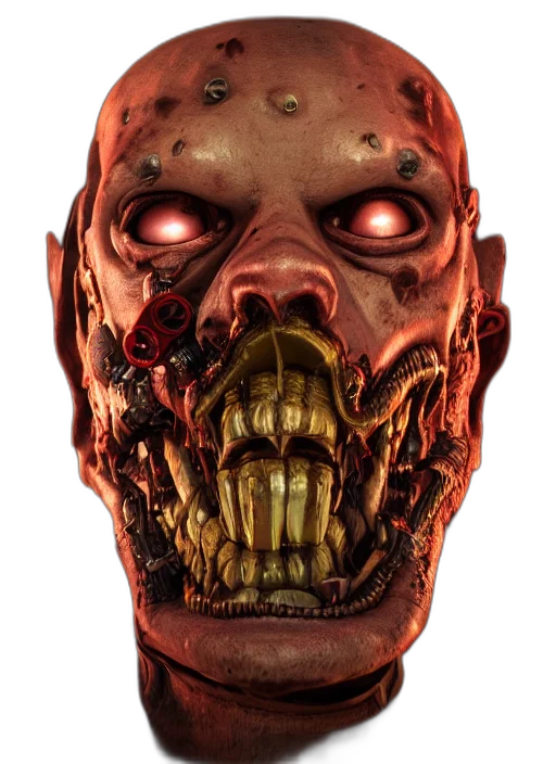 mask, face, creature, robot transparent PNG cut-out