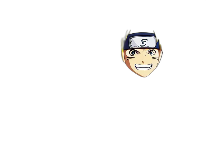 face, hat, anime, pixel art, cartoon, 3d render, screenshot, naruto transparent PNG cut-out
