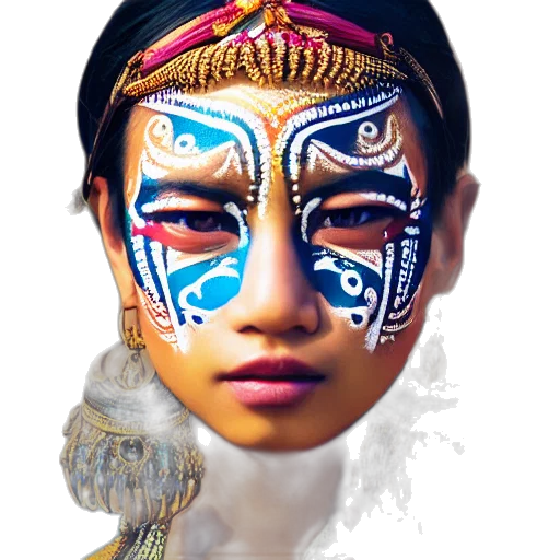 mask, face, jewelry, crown transparent PNG cut-out