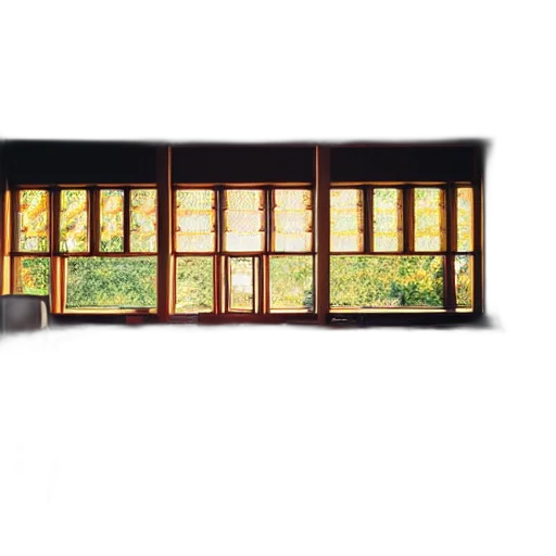 furniture, photorealistic, 3d render, concept art, forest, sunset, studying, hall transparent PNG cut-out