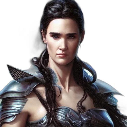 dragon, fantasy art, concept art, photorealistic, comic book art, jennifer, connelly, beautiful transparent PNG cut-out