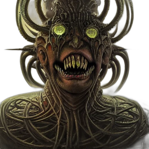mask, creature, face, staff transparent PNG cut-out
