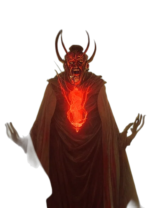 mask, creature, staff, concept art transparent PNG cut-out