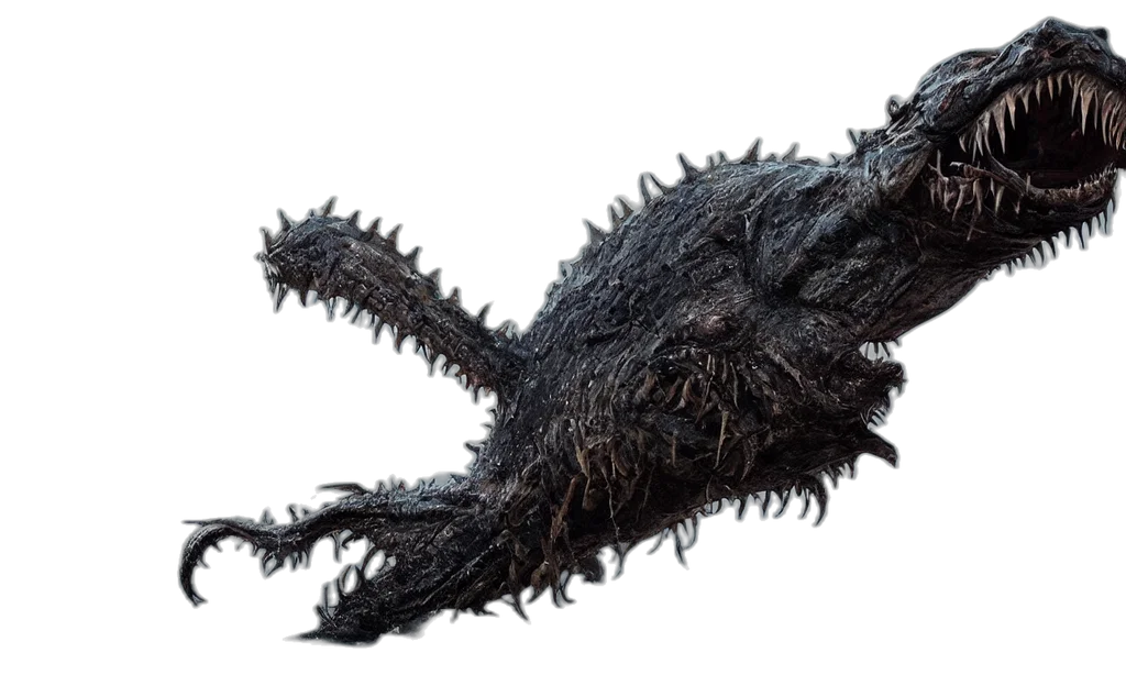dragon, hair, creature, animal transparent PNG cut-out