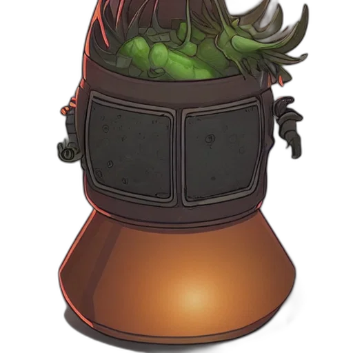 crown, hat, mask, staff transparent PNG cut-out