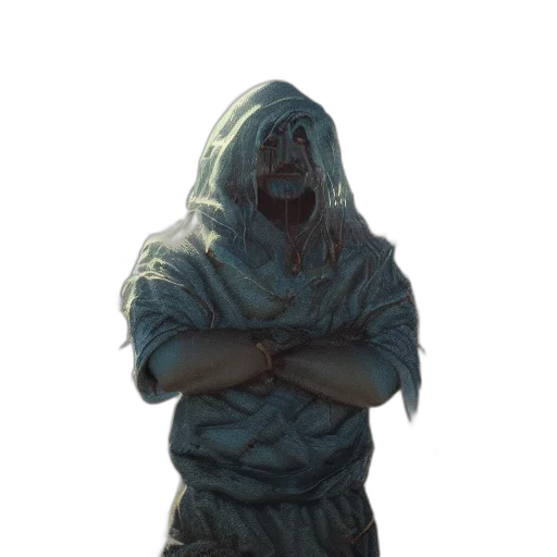 mask, creature, staff, face transparent PNG cut-out