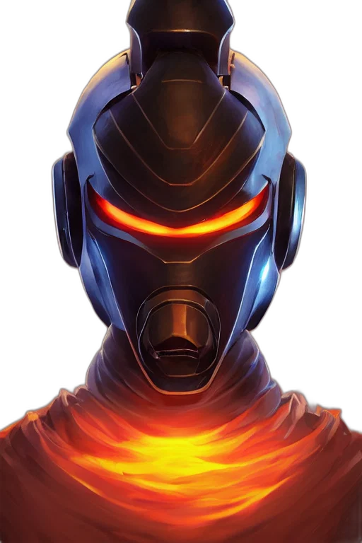 robot, mask, face, concept art transparent PNG cut-out