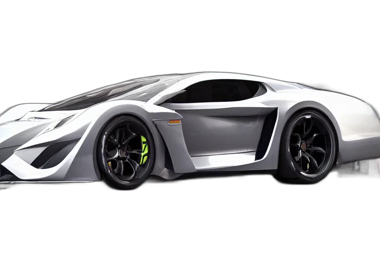 car, 3d render, photorealistic, concept art transparent PNG cut-out