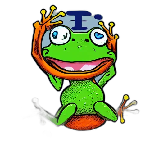 dragon, staff, pixel art, cartoon transparent PNG cut-out