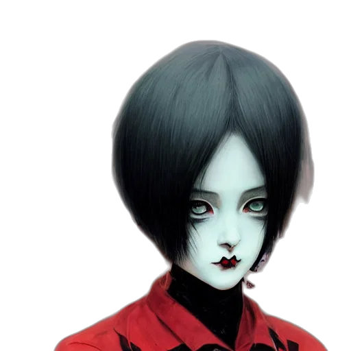 face, mask, creature, staff transparent PNG cut-out