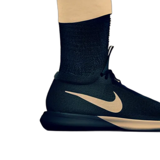 shoes, 3d render, cinematic, shot, futuristic, nike, shoe transparent PNG cut-out