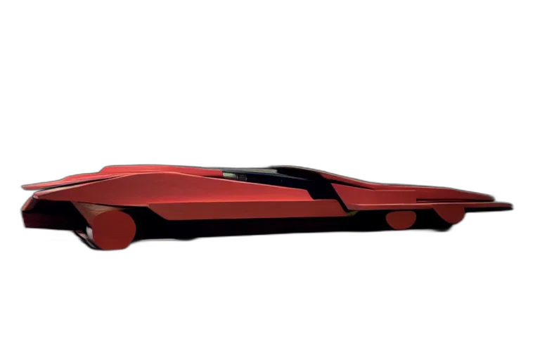 car, weapon, 3d render, concept art, photorealistic, red, designed, frank transparent PNG cut-out