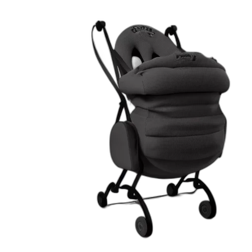 furniture, 3d render, photorealistic, old, worn, out, baby, carrier transparent PNG cut-out