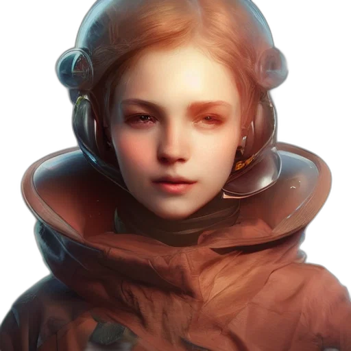 face, jacket, robot, mask transparent PNG cut-out
