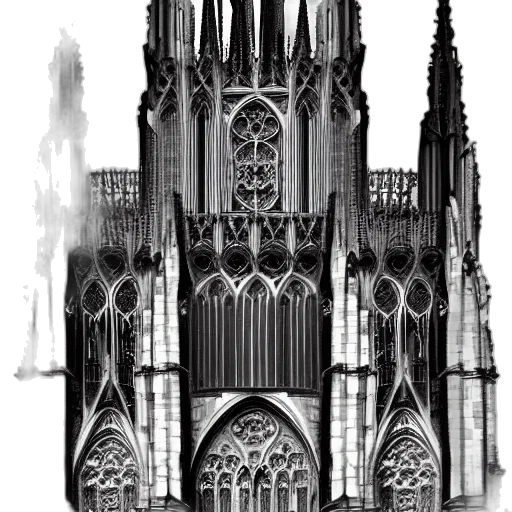 building, crown, concept art, 3d render transparent PNG cut-out