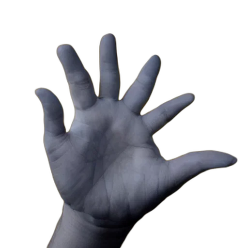 mask, creature, robot, weapon, 3d render, photorealistic, concept art, dark transparent PNG cut-out