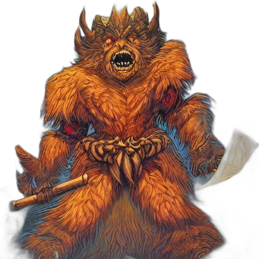 creature, staff, animal, concept art transparent PNG cut-out