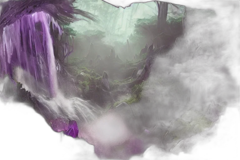 dragon, sword, tree, fantasy art transparent PNG cut-out
