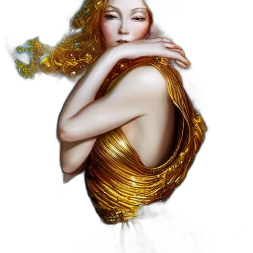 jewelry, dress, crown, fantasy art transparent PNG cut-out