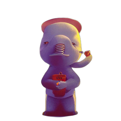 robot, staff, bottle, creature transparent PNG cut-out
