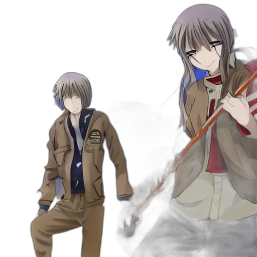 jacket, concept art, anime, photorealistic transparent PNG cut-out