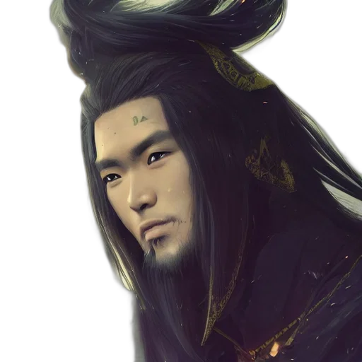 dragon, staff, face, crown transparent PNG cut-out