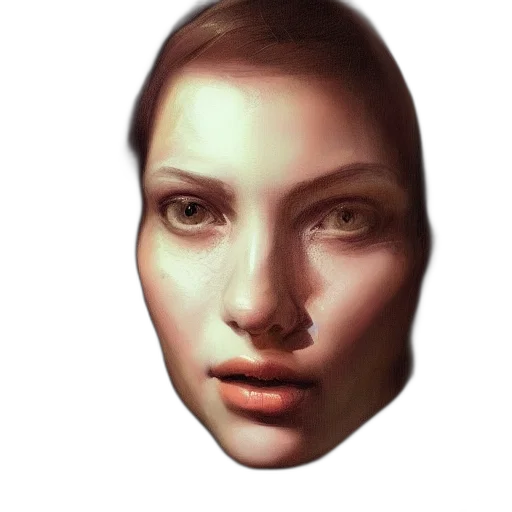 face, mask, robot, jewelry, photorealistic, 3d render, concept art, fantasy art transparent PNG cut-out