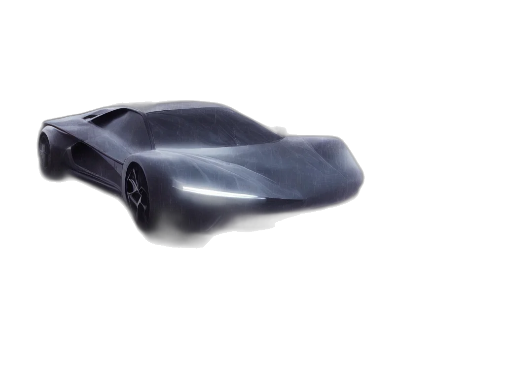 car, weapon, 3d render, photorealistic transparent PNG cut-out