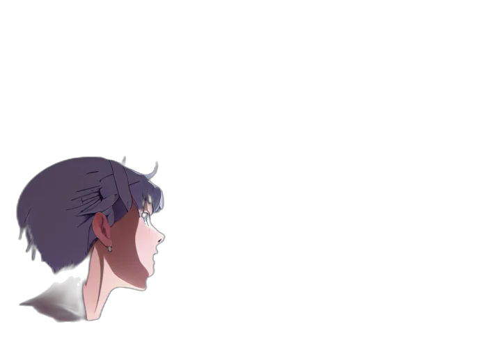 crown, hair, face, anime, vaporwave, concept art, watercolor, outer space transparent PNG cut-out