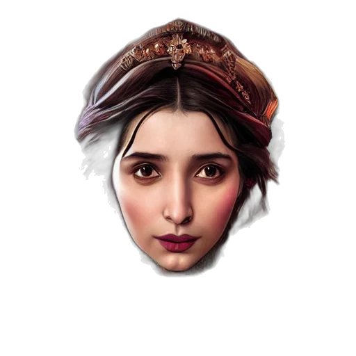 face, crown, hat, jewelry transparent PNG cut-out