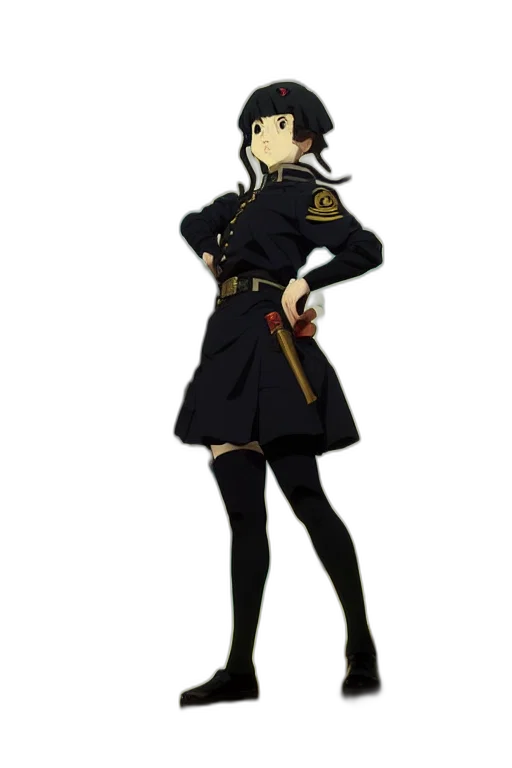 staff, dress, jacket, weapon transparent PNG cut-out