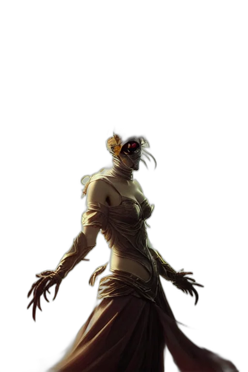 mask, creature, dress, face transparent PNG cut-out
