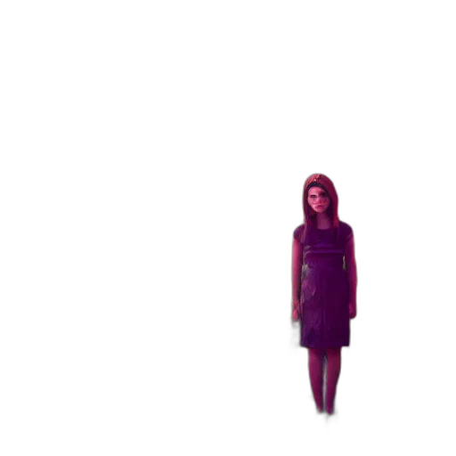 dress, jacket, creature, face transparent PNG cut-out