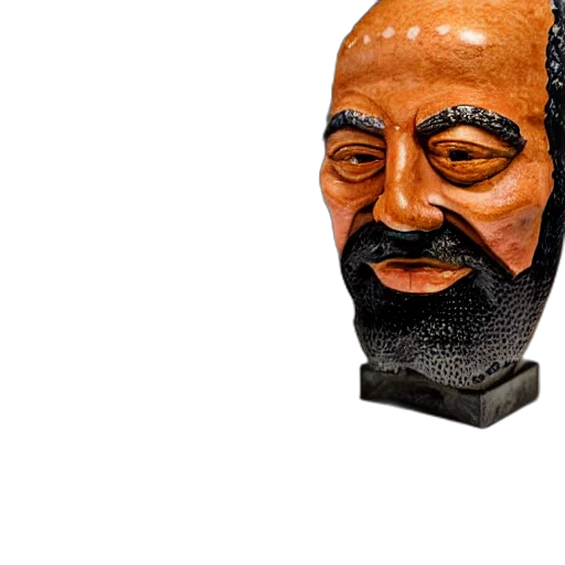 mask, face, staff, 3d render, photorealistic, concept art, closeup, photograph transparent PNG cut-out