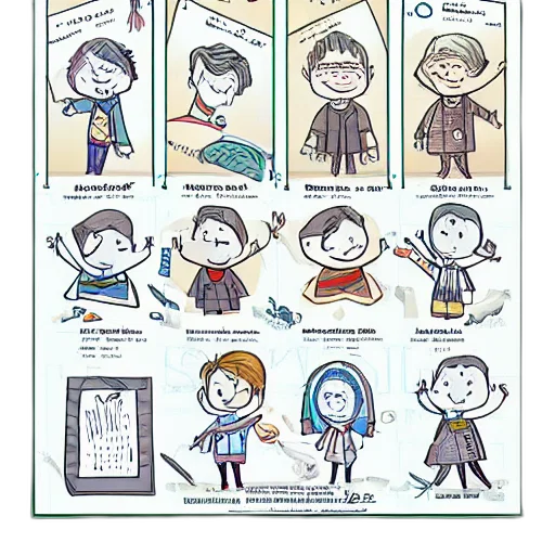 comic book art, concept art, cartoon, watercolor transparent PNG cut-out