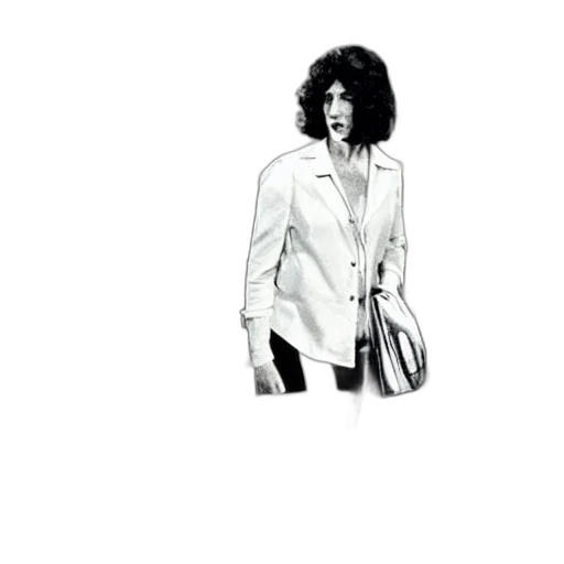 jacket, dress, umbrella, staff transparent PNG cut-out