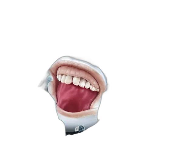 face, mask, creature, staff, 3d render, concept art, photorealistic, cartoon transparent PNG cut-out