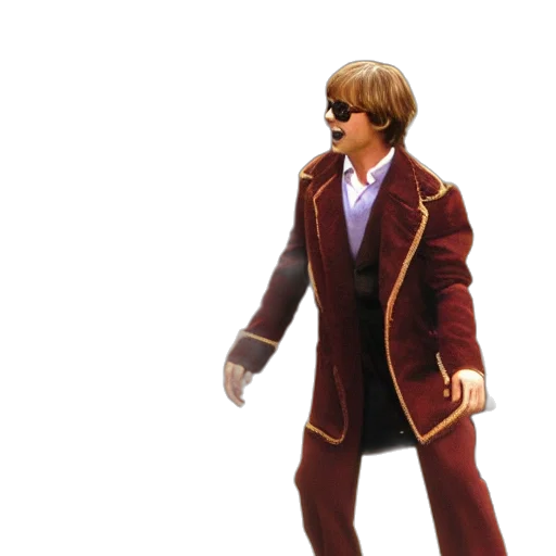 jacket, staff, 3d render, concept art transparent PNG cut-out