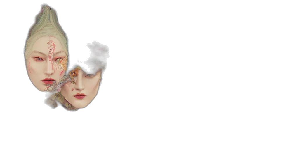 face, mask, hat, hair transparent PNG cut-out