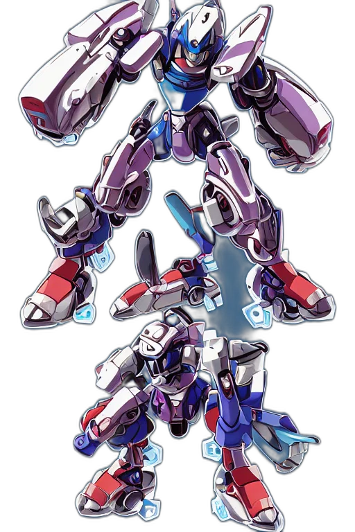 robot, weapon, concept art, pixel art transparent PNG cut-out