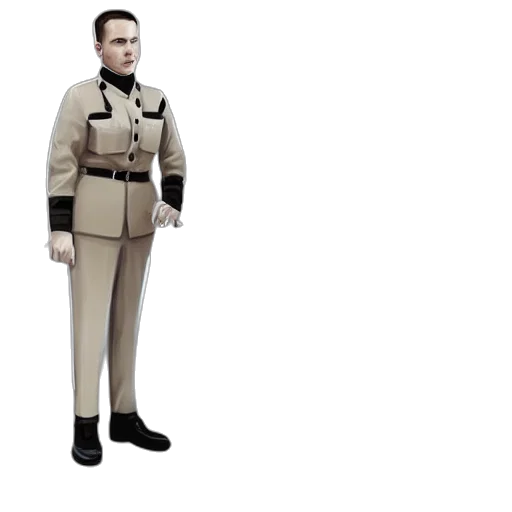 staff, jacket, 3d render, concept art, pixel art, photorealistic, pale, skin transparent PNG cut-out