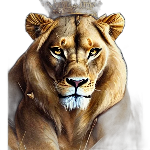 crown, animal, staff, jewelry transparent PNG cut-out