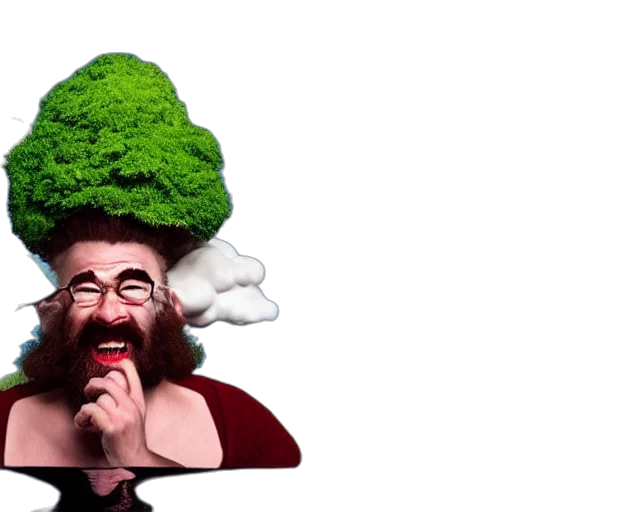 hat, crown, mask, creature, concept art, green, massive, porcelain transparent PNG cut-out